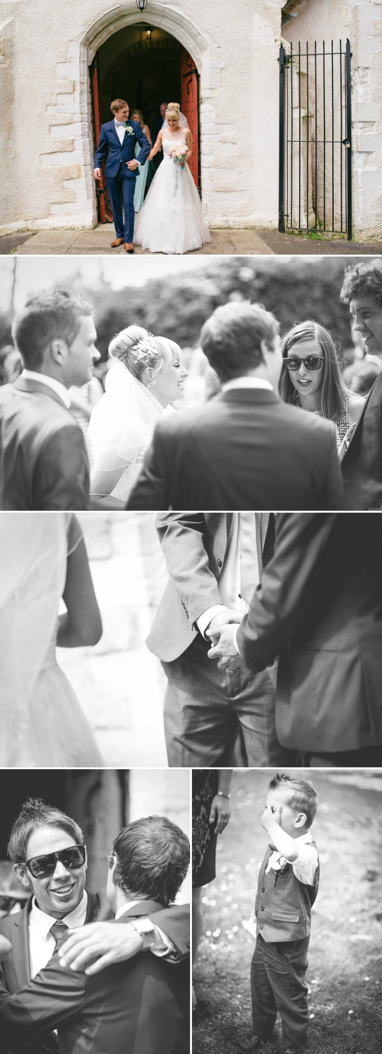 newlyweds coming out of the church photos