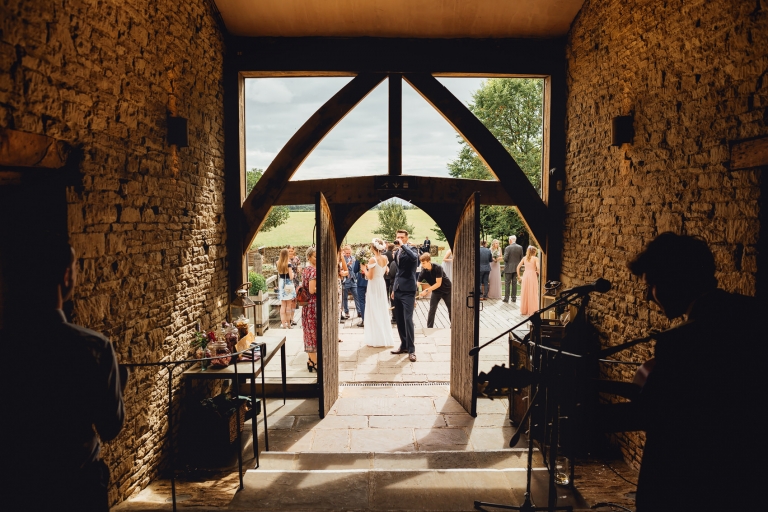 An wedding archway
